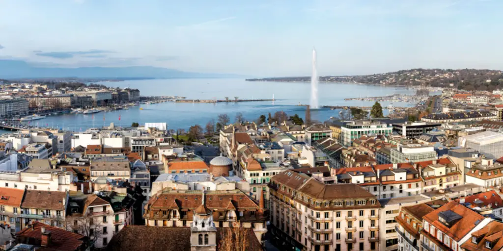 photo d'une ville en suisse